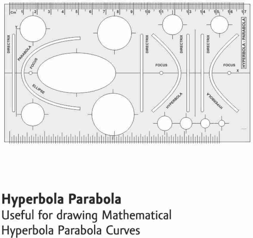 Circle Drafting Templates metric large circles 44 circles