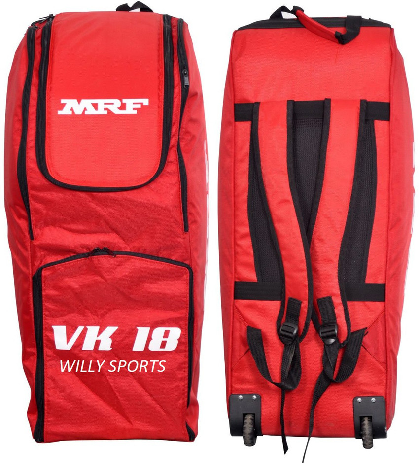 Cricket Kit Bag Wheeler On Wheels - Large 34" Sports Bag For Men & Women With Bat Compartments & Wet Pocket