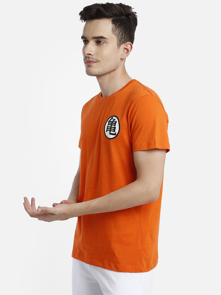Dragon ball t shirt orange on sale