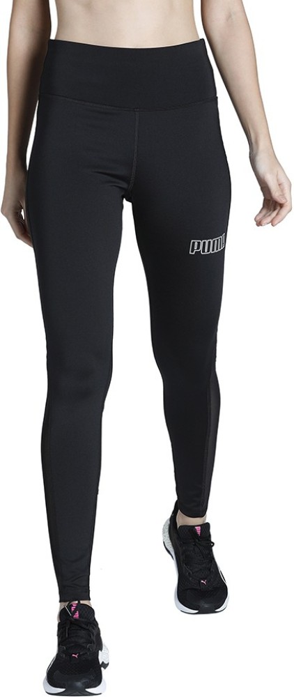 PUMA Printed Women Black Tights - Buy PUMA Printed Women Black Tights  Online at Best Prices in India