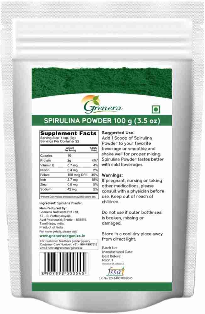 Grenera Spirulina Powder In India