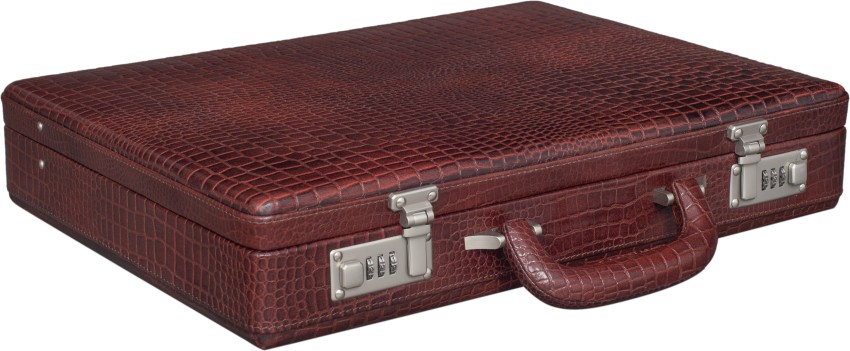 Crocodile Leather Briefcase Bag