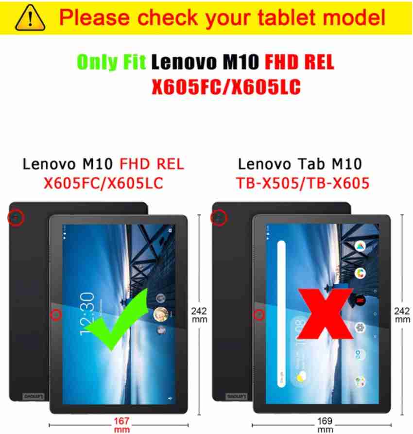 Gizmofreaks Back Cover for Lenovo Tab M10 FHD REL Tablet Model No