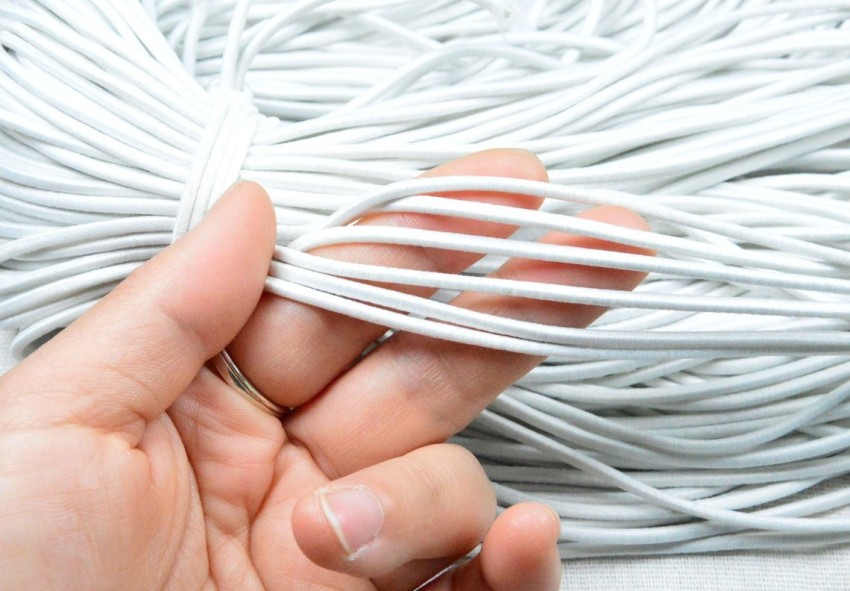KnottyThread Elastic Thread and Cord White Elastic Price in India - Buy  KnottyThread Elastic Thread and Cord White Elastic online at