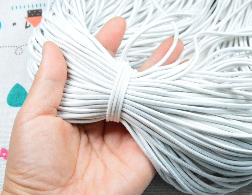 KnottyCord Elastic Thread and Cord White Elastic Price in India - Buy  KnottyCord Elastic Thread and Cord White Elastic online at