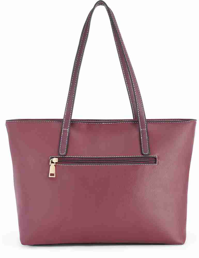 Buy Caprese Women Purple Tote Purple Online Best Price in India