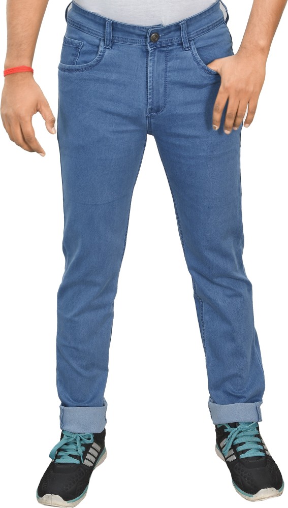 PLOUNGE Regular Men Light Blue Jeans - Buy PLOUNGE Regular Men Light Blue  Jeans Online at Best Prices in India