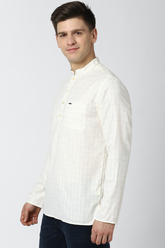PETER ENGLAND Men Checkered Straight Kurta Buy PETER ENGLAND Men Checkered Straight Kurta Online at Best Prices in India Flipkart