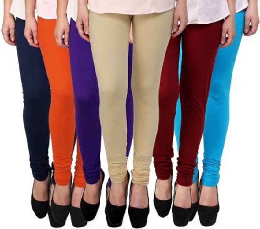 NGT Super Cotton (Pack of 3) Ankle Length Leggings for Women and Girls.