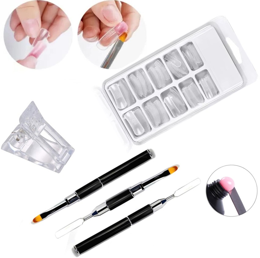 5pcs/set Uv Gel Painting Nail Art Dotting Pen Easy To Use Abs