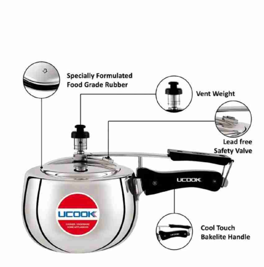 United ucook pressure cooker 3 litre sale