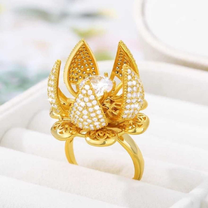 Lotus on sale ring design