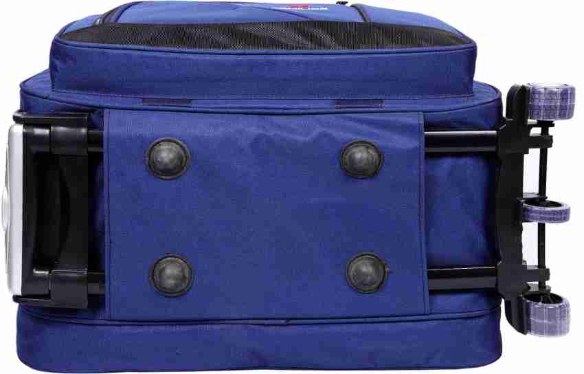 familiar 22 inch/55 cm (Expandable) Small Check - in luggage travel Duffel  With Wheels (Strolley) SKY-BLUE - Price in India
