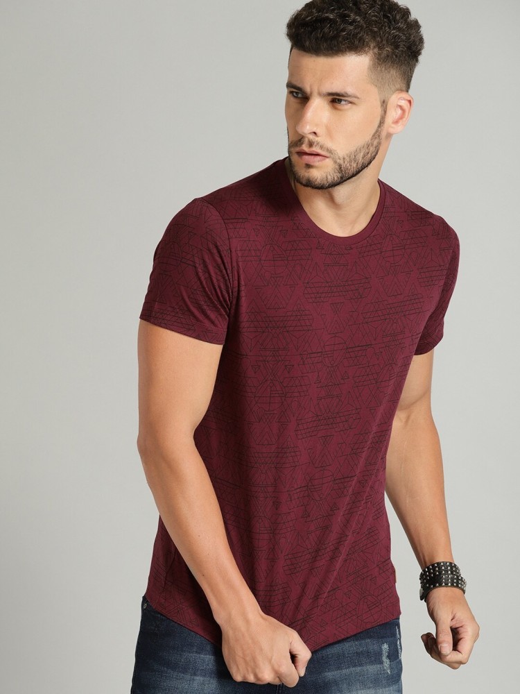 maroon color t shirt