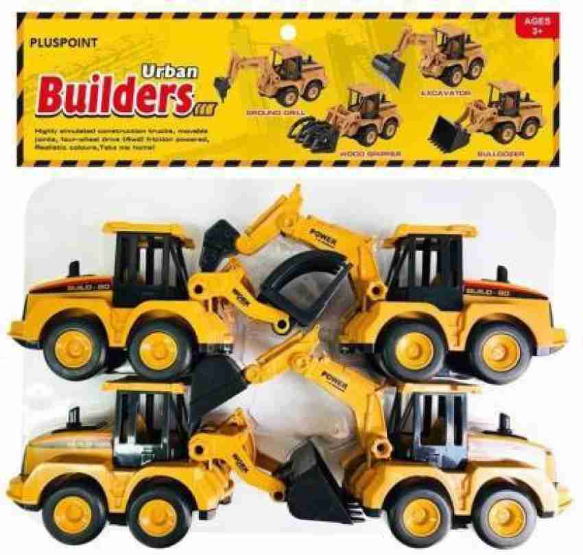 Dherik Tradworld Construction Vehicles for Kids Pretend Play Toy