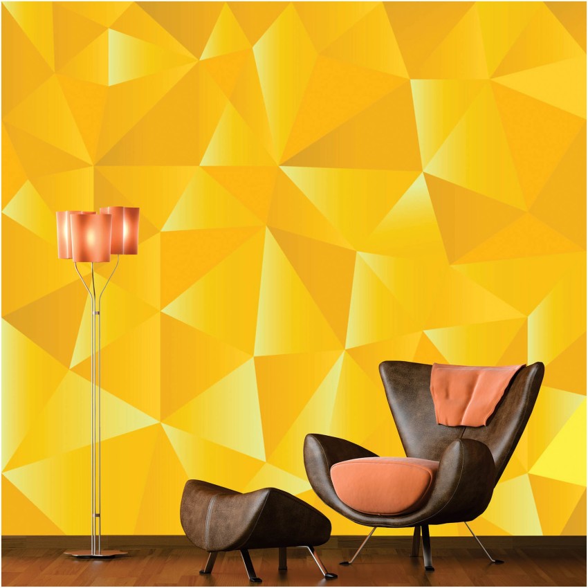 colordesign Abstract Yellow Wallpaper Price in India  Buy colordesign Abstract  Yellow Wallpaper online at Flipkartcom