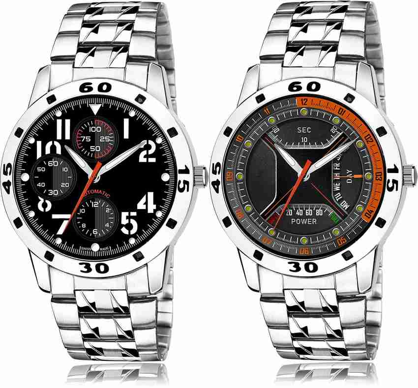 NIKOLA combo watch Analog Watch For Boys Buy NIKOLA combo watch Analog Watch For Boys Brand New Party Wedding Chain 2 Watch Combo For Boys And men 51 S 19 56 S 19