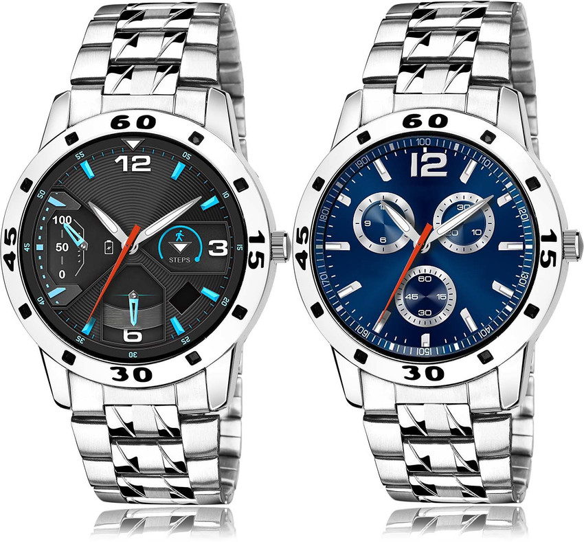 NIKOLA combo watch Analog Watch For Boys Buy NIKOLA combo watch Analog Watch For Boys Brand New Model Chain 2 Watch Combo For Boys And men 41 S 19 71 S 19 Online