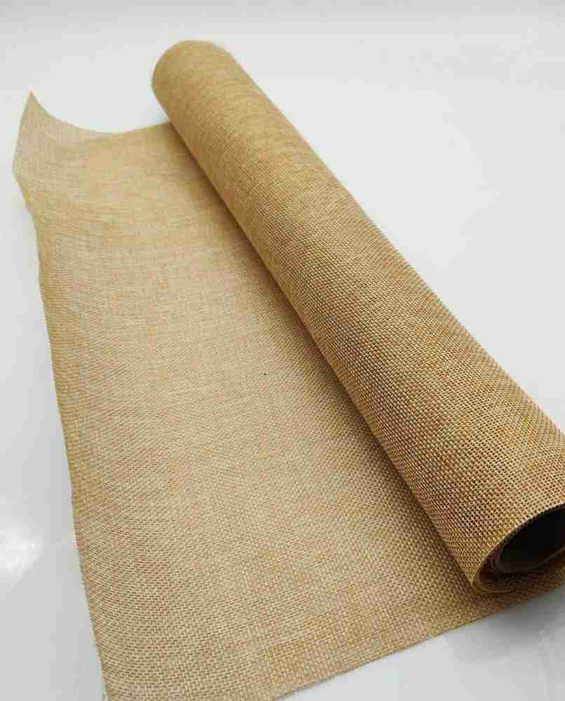 Satyam Kraft Natural Jute Roll Fabric Burlap roll Party Home DIY