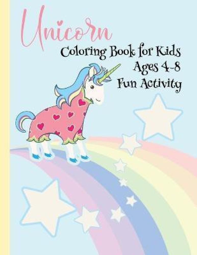 Bundle of 8 Coloring Books for Kids Ages 4-8 Activity books With