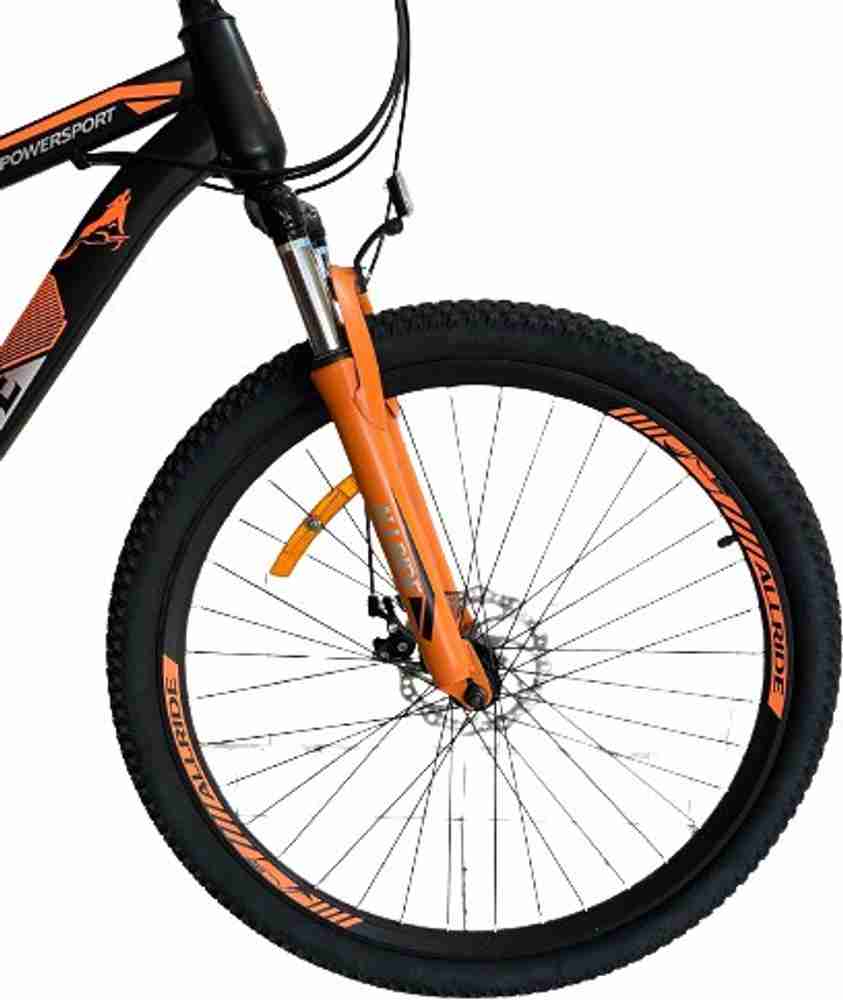 Orange colour gear cycle on sale