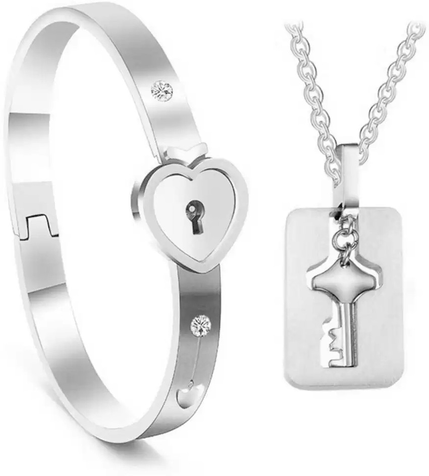 Lock and key bracelet for couples flipkart new arrivals