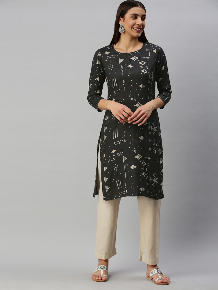 AHIKA Women Printed Straight Kurta Buy AHIKA Women Printed Straight Kurta Online at Best Prices in India Flipkart
