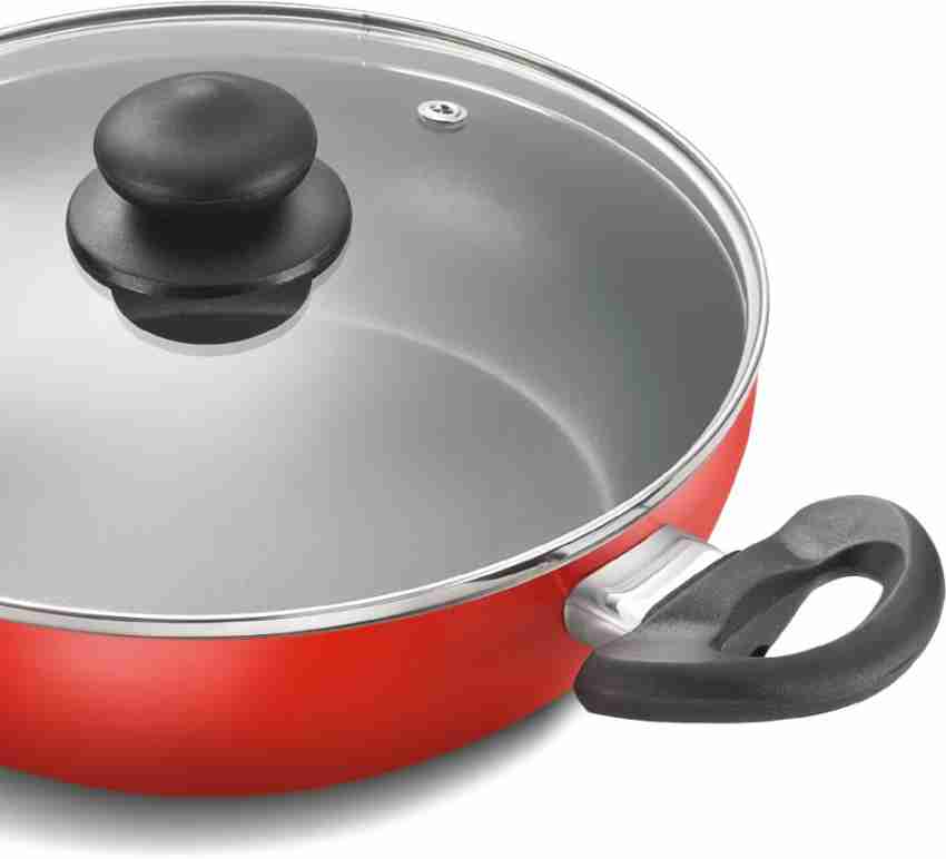 Judge Stainless Steel Kadai with Glass Lid 24cm – Judge Appliances