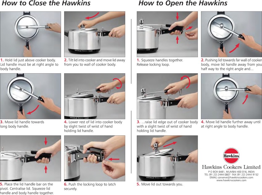 Hawkins pressure discount cooker body handle