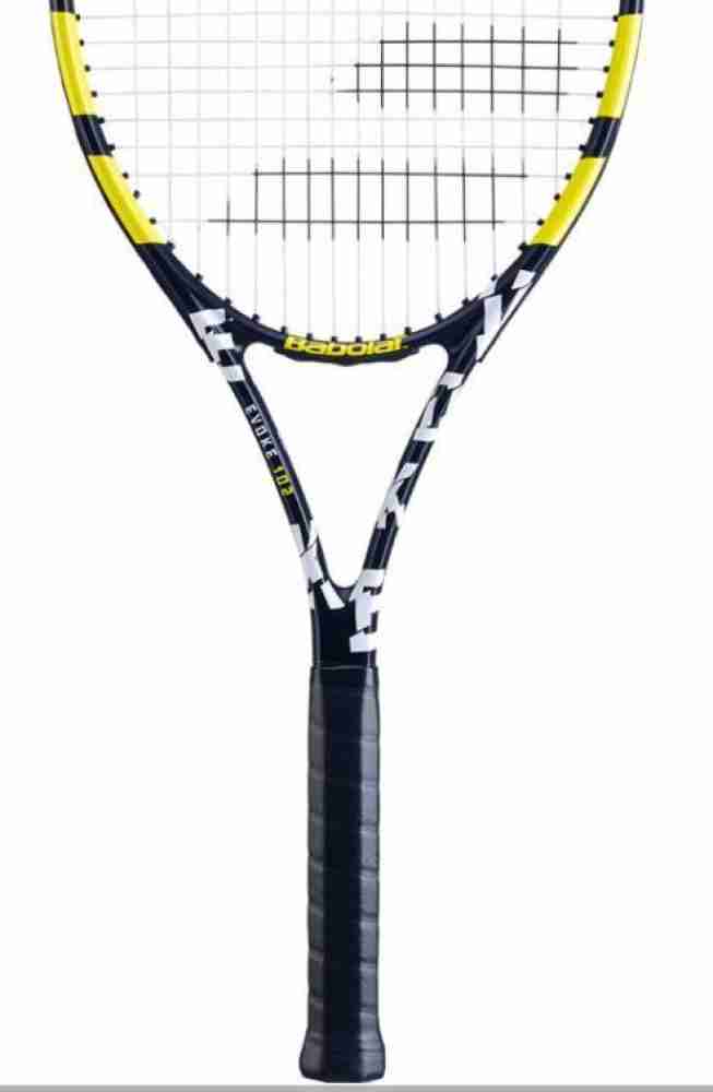 BABOLAT EVOKE 102 Yellow Black Strung Tennis Racquet Buy