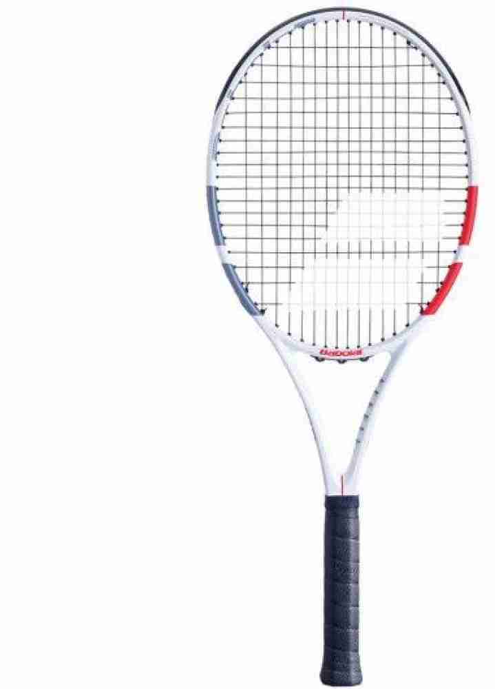 BABOLAT EVOKE 102 Women Red Blue White Strung Tennis Racquet