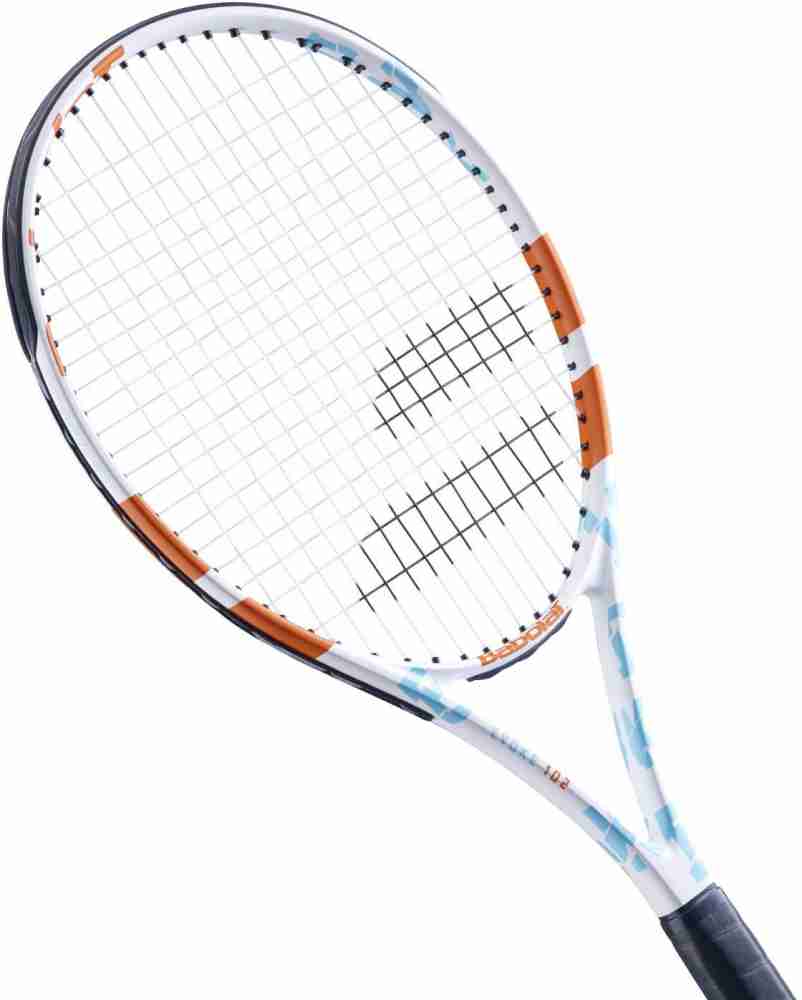 BABOLAT EVOKE 102 Women Red Blue White Strung Tennis Racquet