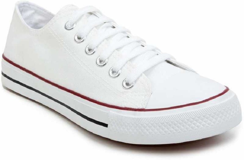 White canvas cheap shoes flipkart