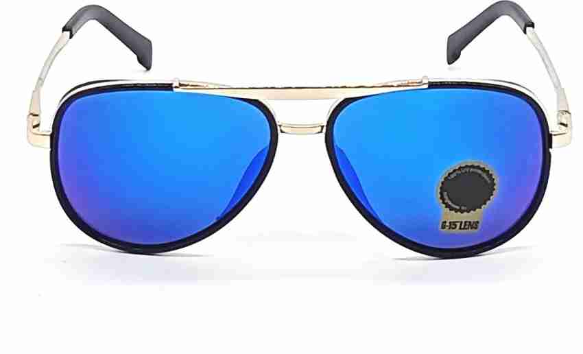 Buy LOUIS KOUROS Aviator Sunglasses Black For Men & Women Online @ Best  Prices in India