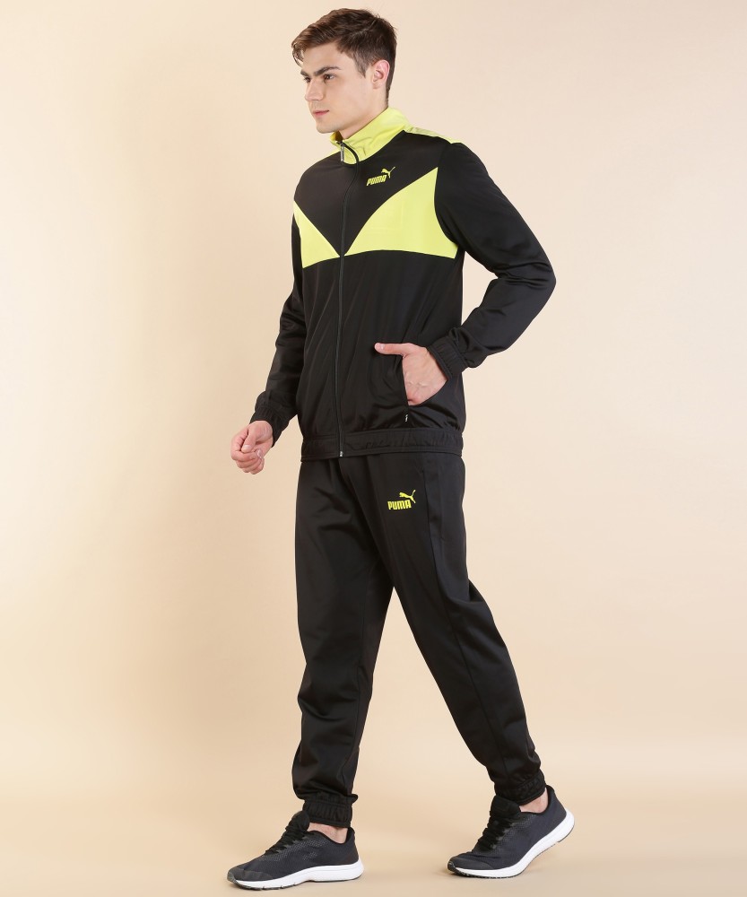 Yellow clearance puma tracksuit