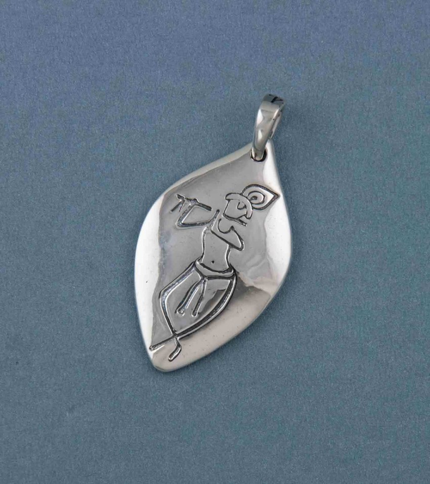 Krishna pendant sale in silver