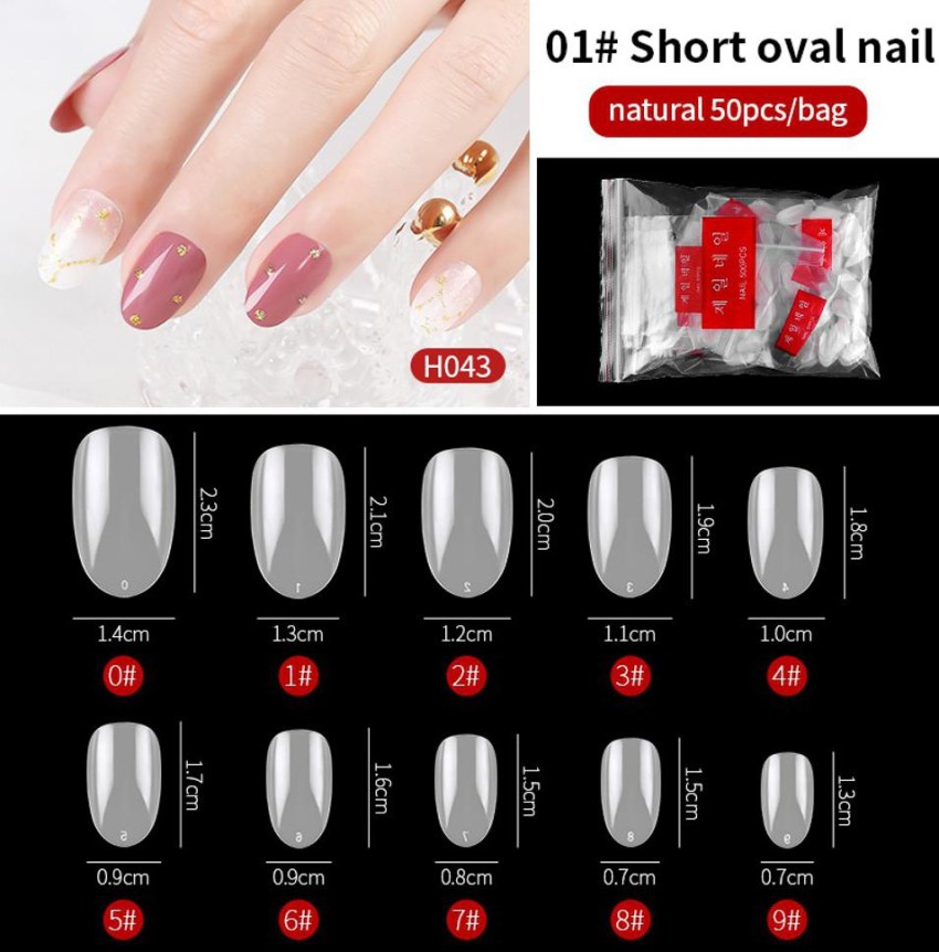 TBUY VShaped Coffin Nails White French False Fake nails with Nail glue  stickers Natural  Price in India Buy TBUY VShaped Coffin Nails White  French False Fake nails with Nail glue stickers