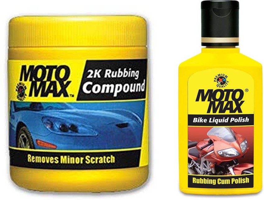 How To Get Rid of Scratches Easily From Your Vehicle with Motomax 2K Rubbing  Compound 