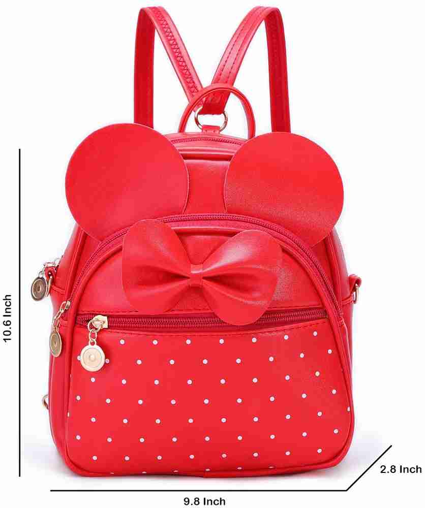 Red mini backpack purse best sale