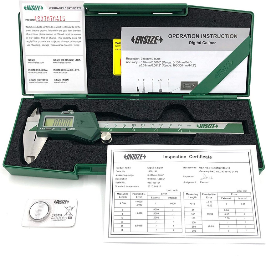 Insize digital vernier online caliper 200mm