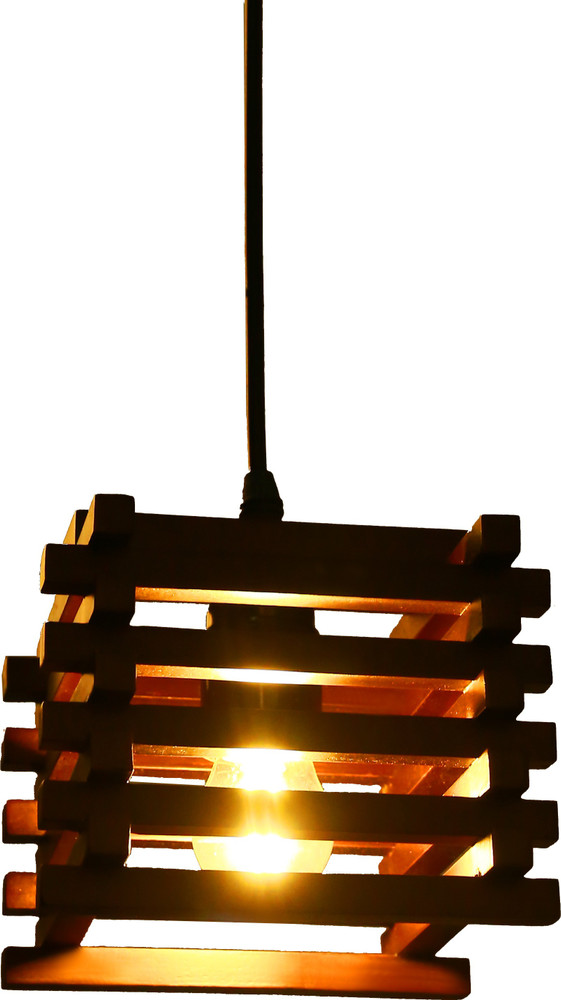 Wooden sales lamp hanging