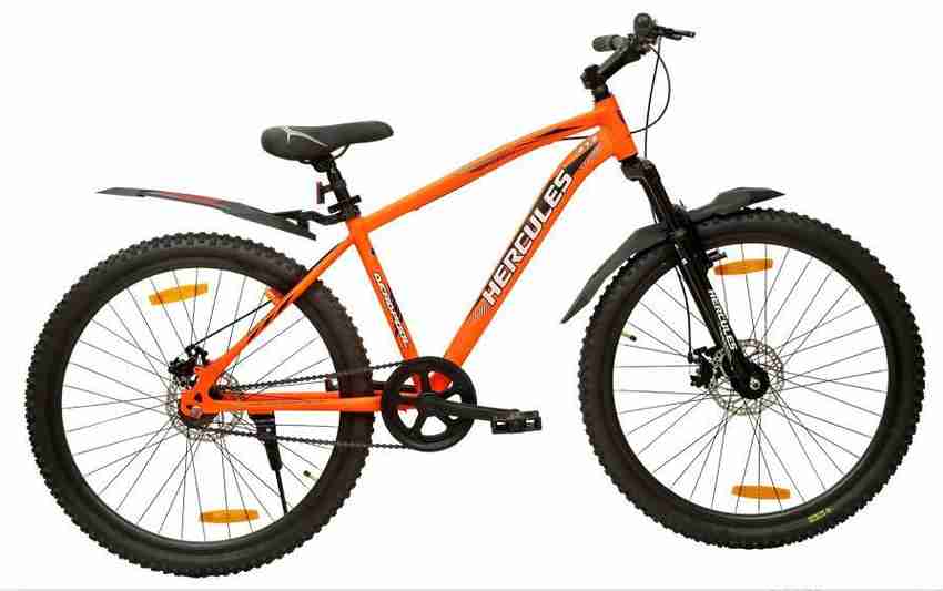 HERCULES 27.5 DD Neon Orange 27.5 T Mountain Cycle Price in India Buy HERCULES 27.5 DD Neon Orange 27.5 T Mountain Cycle online at Flipkart