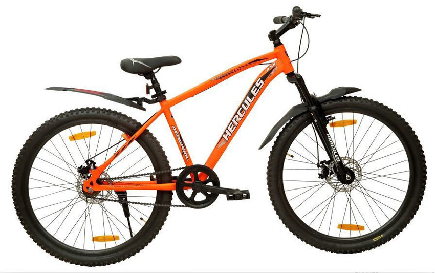 HERCULES 27.5 DD Neon Orange 27.5 T Mountain Cycle Price in India Buy HERCULES 27.5 DD Neon Orange 27.5 T Mountain Cycle online at Flipkart