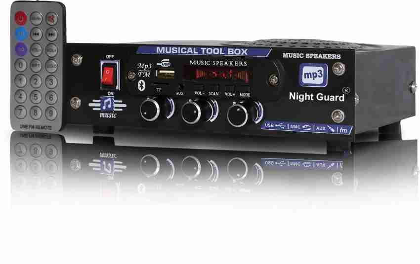 Night Guard USB Fm/Mp3 Multimedia Speaker with Bluetooth & Remote Supports  AUX-SD Card FM Radio 80 W AV Power Receiver Price in India - Buy Night  Guard USB Fm/Mp3 Multimedia Speaker with Bluetooth & Remote Supports AUX-SD  Card FM