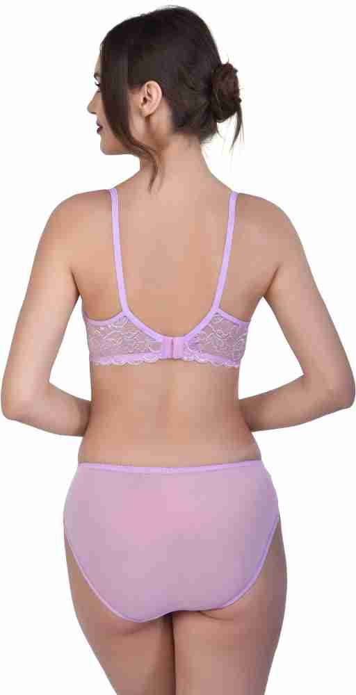 Buy online Set Of 3 Lace Detail Bra And Panty Set from lingerie for Women  by Alishan for ₹499 at 59% off