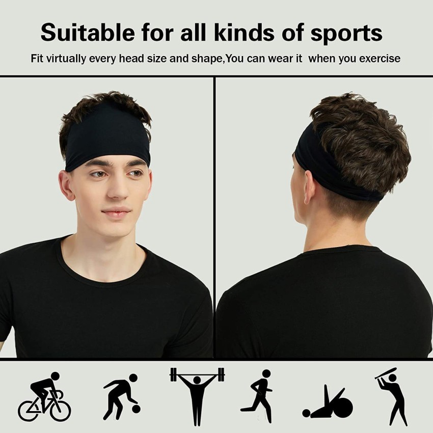 Mens Sweatbands Sports Headband for Men Women, Sukeen Sweat Band