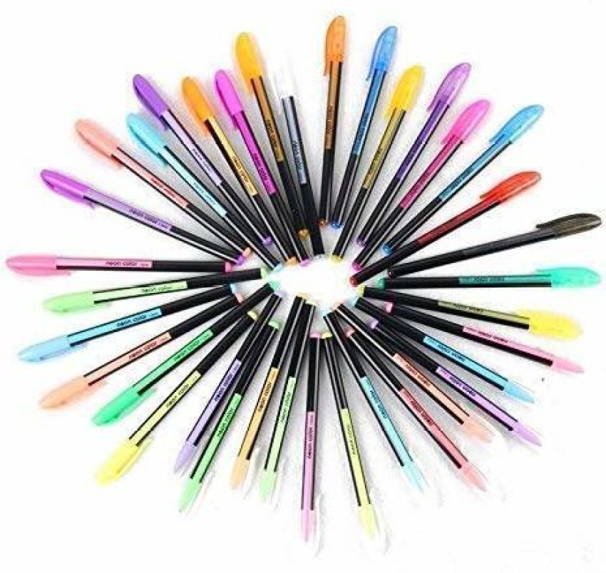 Multi Coloured Permanent Markers Felt Tips Black Scrapbooking Art