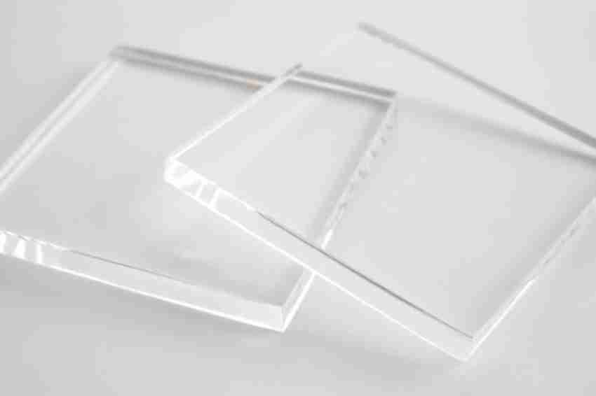 windowera Transparent Glass Sheet for Glass Painting, Craft and DIY  Project, Size: 6 inch x6 inch, 4mm Thickness Pack of 4 pcs 15.24 cm  Acrylic Sheet Price in India - Buy windowera