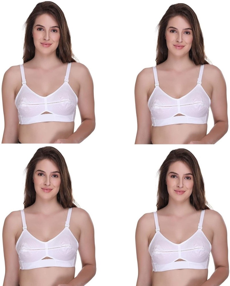 DYMA Women Non Padded Bra Women's non padded full coverage Seamed cotton bra  for Everyday, Daily use, Dailywear