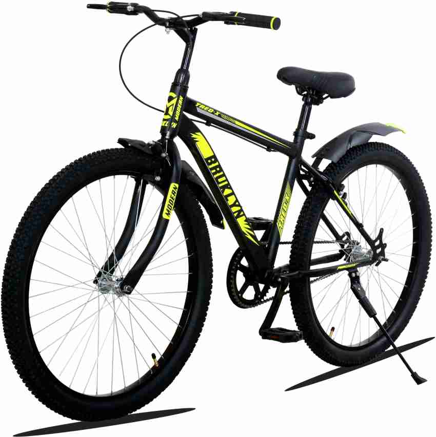 MODERN Tred X Bruklyn 26T City Bike Cycle Road Cycle Matte Black 26 T Road Cycle